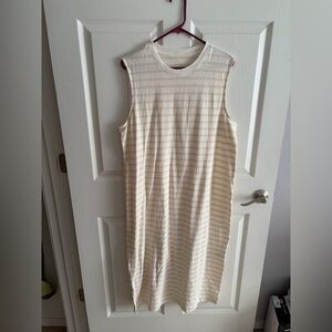 everlane dress xl striped